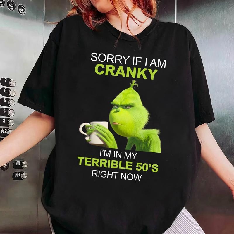 Sorry if I am Cranky I'm In My Terrible 50's right now Shirt, Funny Gen X Shirt, Cranky 50's Sweatshirt, Funny 50's...