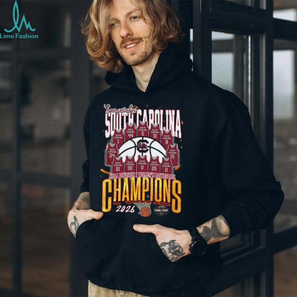 South Carolina Gamecocks 2026 NCAA Women’s Basketball National Champions T Shirt