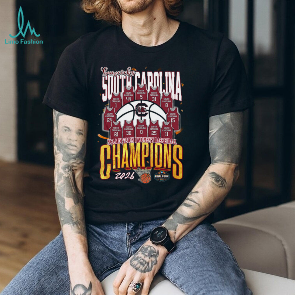 South Carolina Gamecocks 2026 NCAA Women’s Basketball National Champions T Shirt