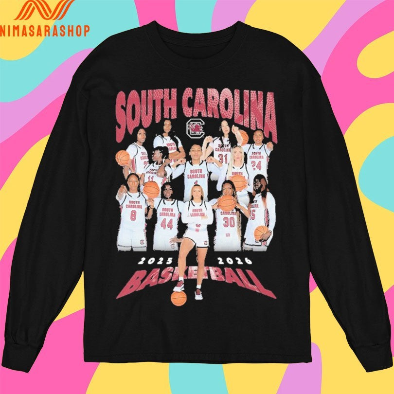 South Carolina Women’s Basketball Team 2025-2026 Shirts