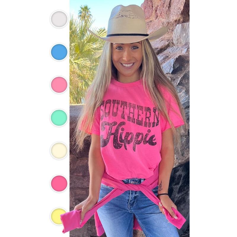 Southern Hippie Graphic T-Shirt Hoodie, Sweatshirt | UrbanDripWear.com