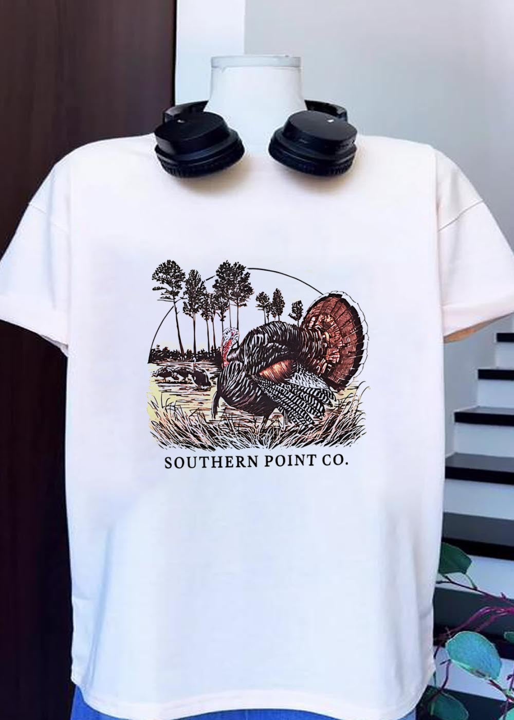 Southern Point Co. Turkey Strutting in the Field T-Shirt