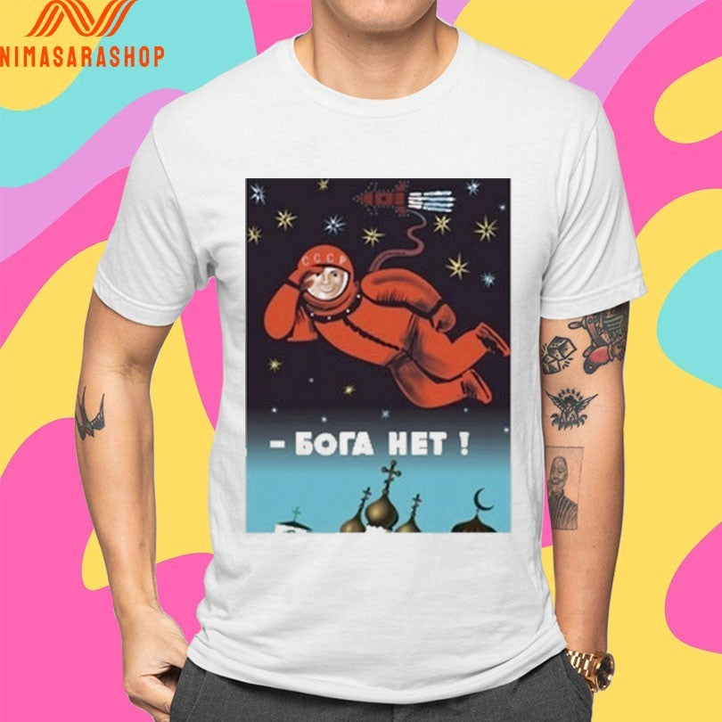 Soviet Visuals There Is No God Shirts