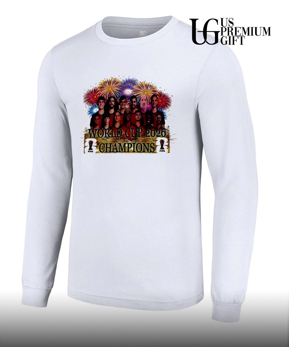 Spain National Football Team World Cup 2026 Champions shirt