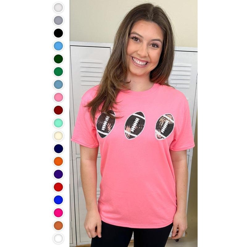 Sparkle Football Adult T-Shirt Hoodie, Sweatshirt | UrbanDripWear.com