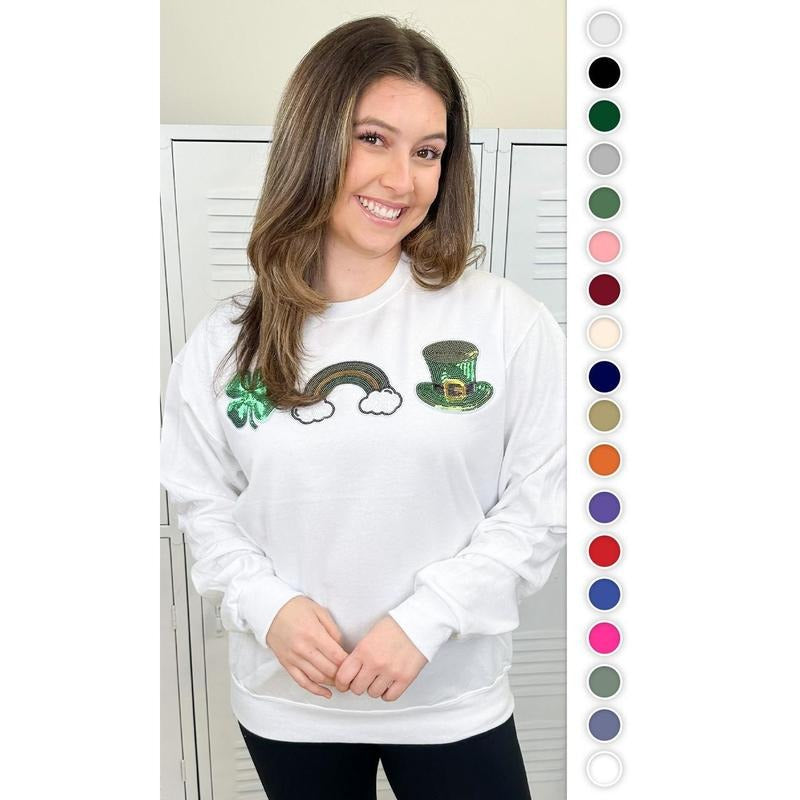 Sparkle St. Patrick’s Sweatshirt T-Shirts, Hoodie | UrbanDripWear.com