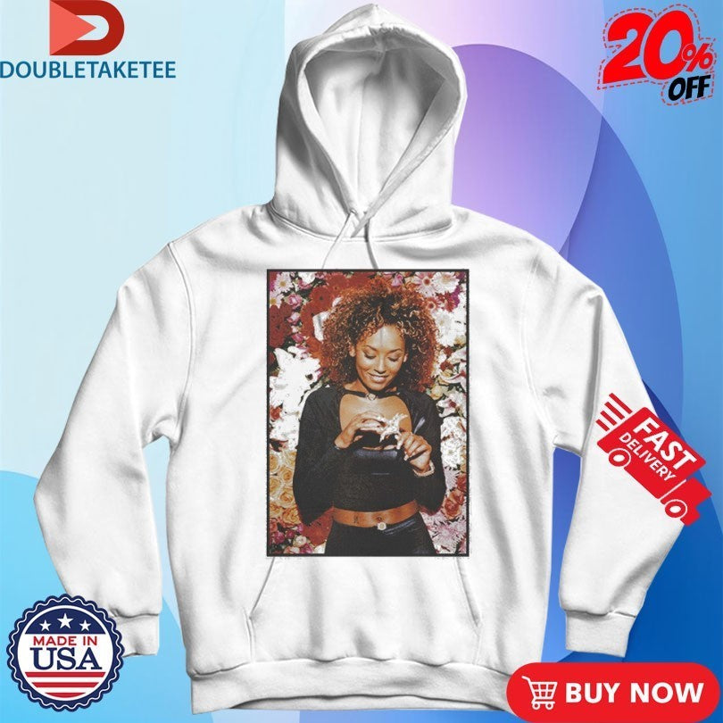 Spice Girls Mel B Floral Photo Shirts