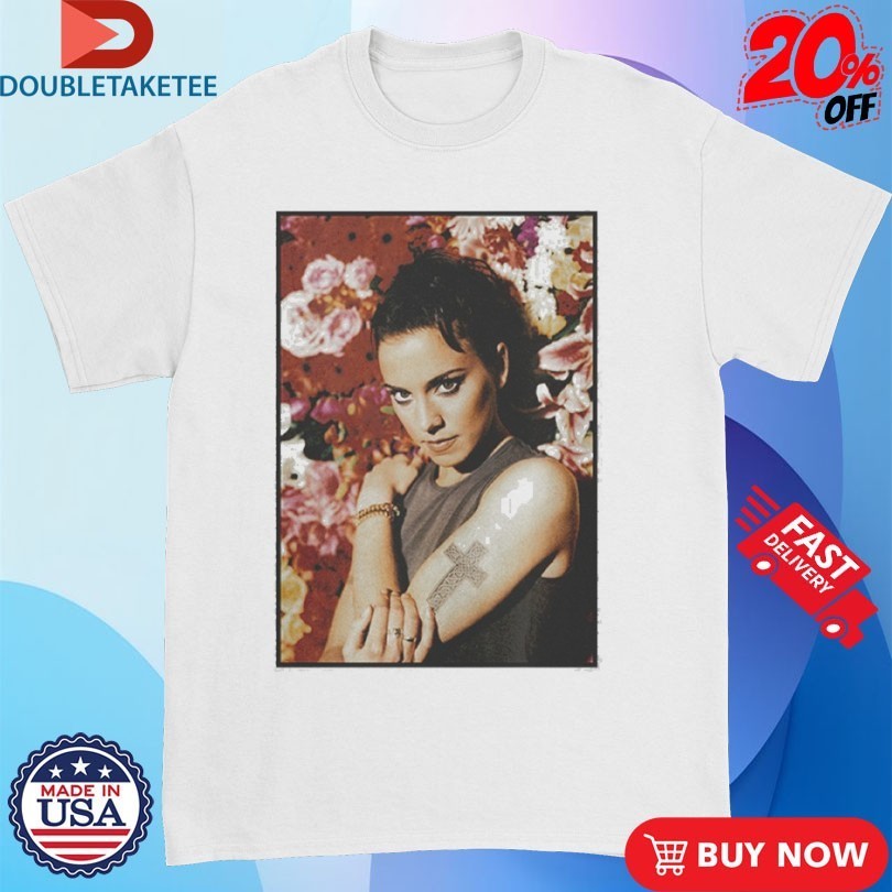 Spice Girls Melanie C Floral Photo Shirts