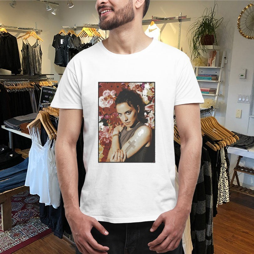 Spice Girls Melanie C Floral Photo Shirts