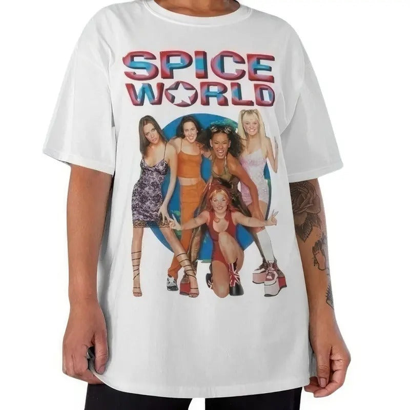Spice Girls Spice World Album T-Shirt Collection Hoodie, Sweatshirt | UrbanDripWear.com