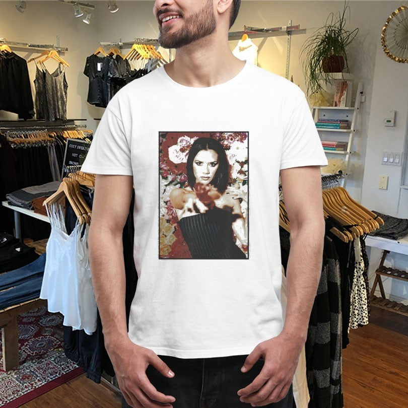Spice Girls Victoria Floral Photo Shirts