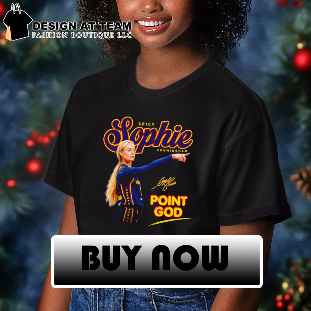 Spicy Sophie Cunningham Point God Indiana Fever Basketball signature shirt