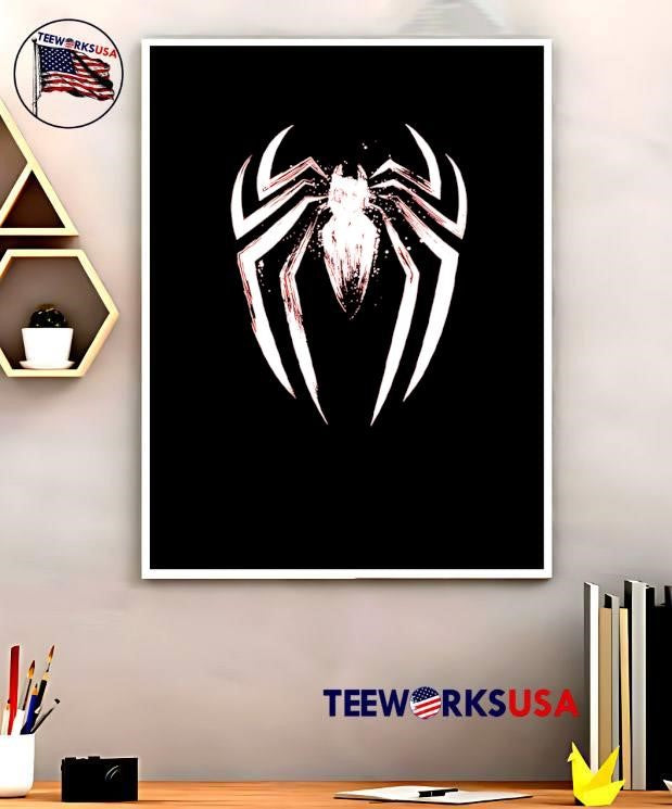 Spider-Man White Venom Symbol Graphic T-Shirt