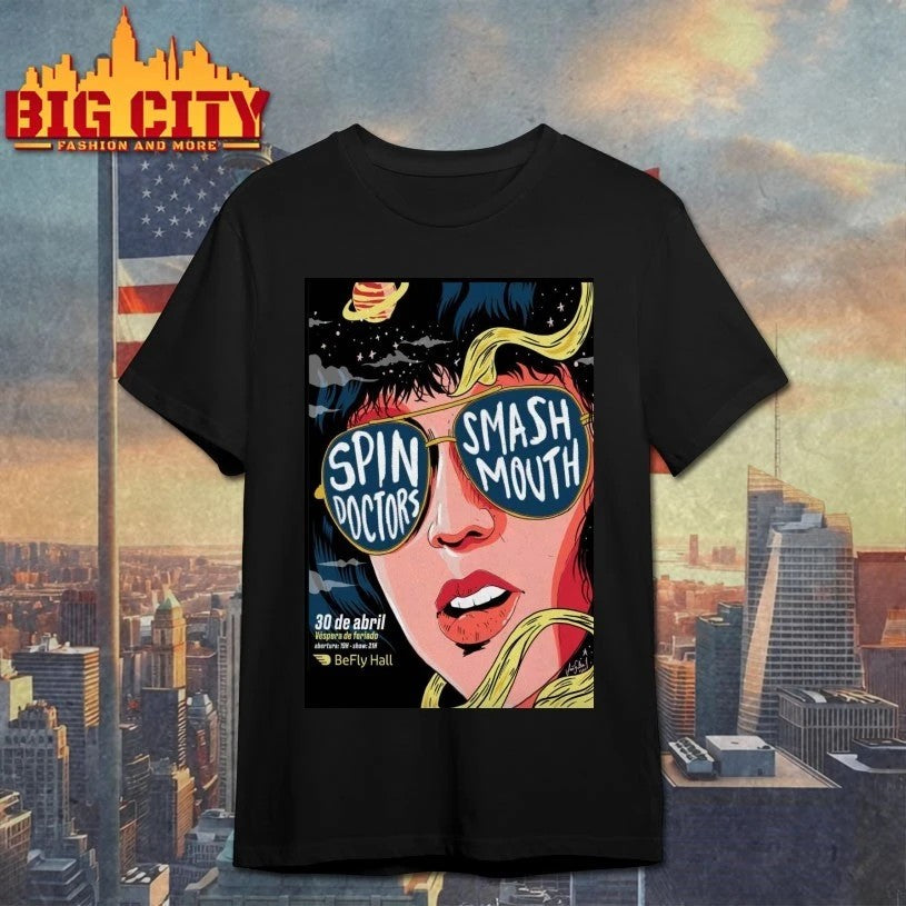 Spin Doctors With Smash Mouth Apr 30 2026 BeFly Hall In Belo Horizonte Brazil Poster t-shirt