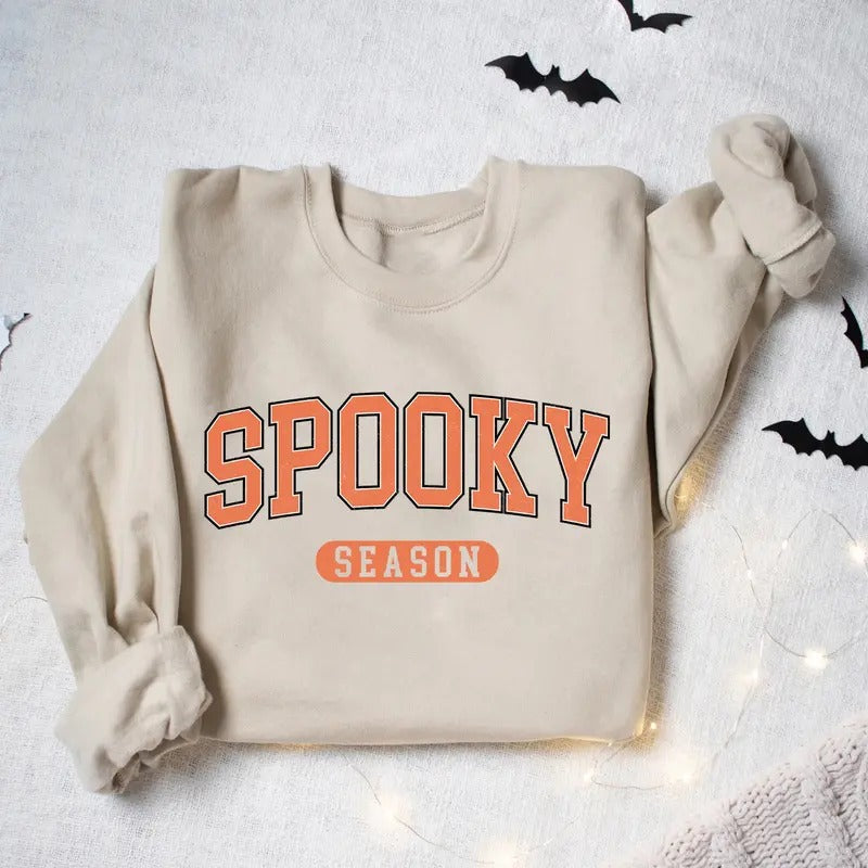 Spooky Season Sweatshirt, Retro Spooky Season Shirt, Spooky Halloween Shirt, Vintage Halloween Shirt, Fall Vibes, Cozy...