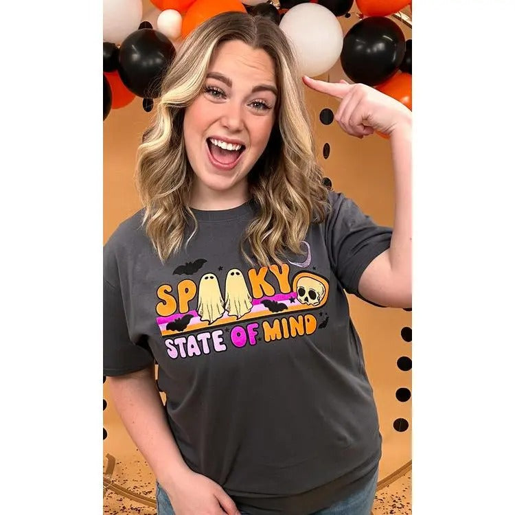 Spooky State of Mind Graphic T-Shirt Hoodie, Sweatshirt | UrbanDripWear.com
