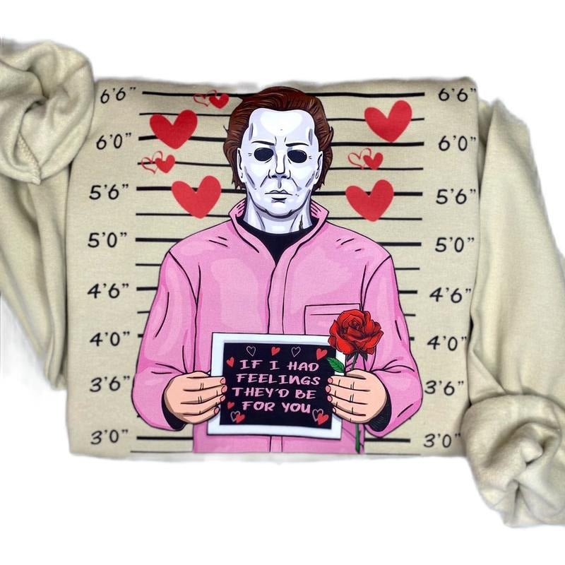 Spooky Valentine Sweatshirt - If I Had Feelings Sweatshirt T-Shirts, Hoodie | UrbanDripWear.com