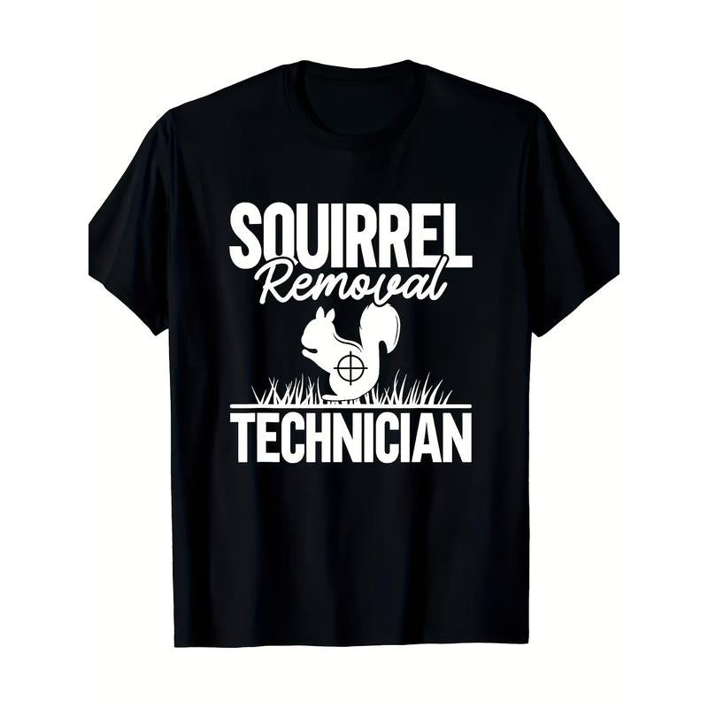 Squirrel Removal Technician Funny Squirrel Hunting T-Shirt Made in USA Hoodie, Sweatshirt | UrbanDripWear.com