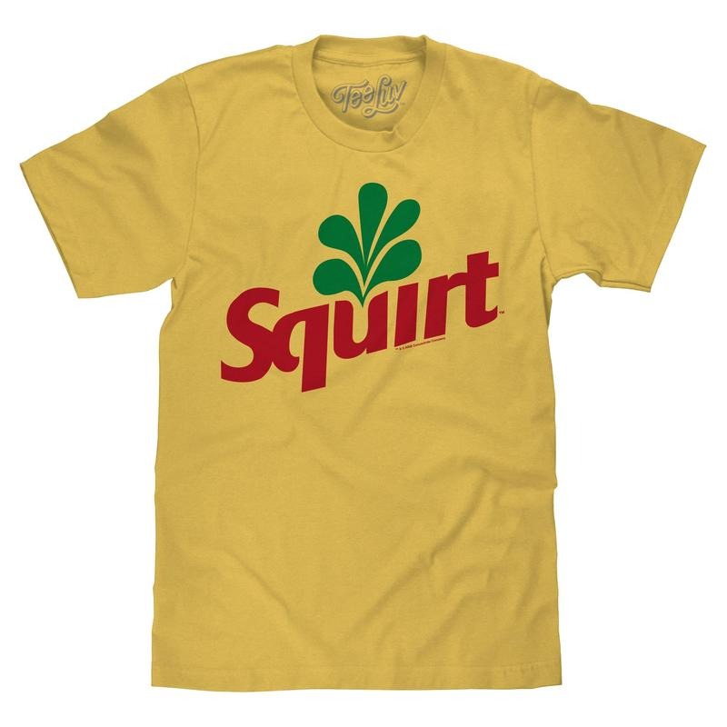 Squirt Grapefruit Soda Logo T-Shirt - Banana Yellow men gifts Hoodie, Sweatshirt | UrbanDripWear.com