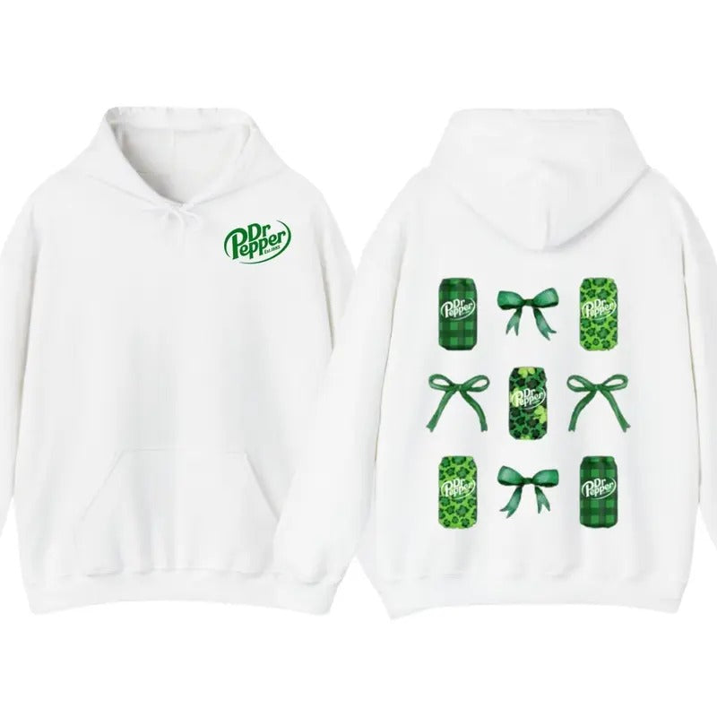 St. Patrick’s Day Pepper Soda T-Shirt or Hoodie Trendy, Patrick's Day Shirt For Men For Women Sweatshirt | UrbanDripWear.com