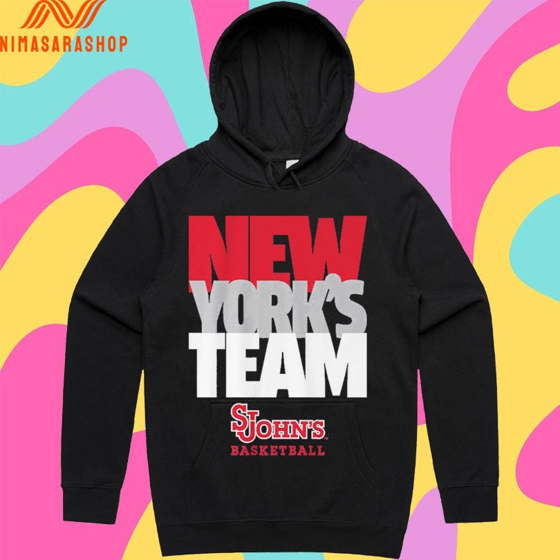 St John’s Red Storm Men’s Basketball New York’s Team Text Stack Shirts