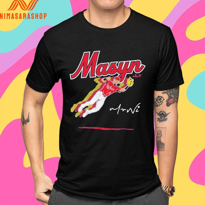 St Louis Cardinals Masyn Winn Superstar Pose Signature Shirts