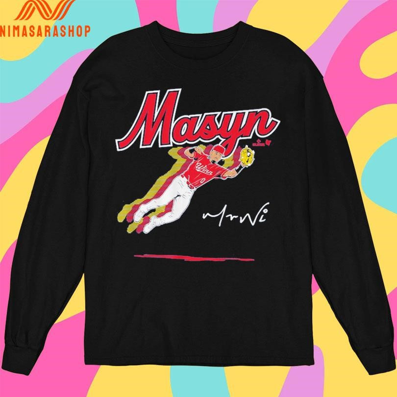 St Louis Cardinals Masyn Winn Superstar Pose Signature Shirts
