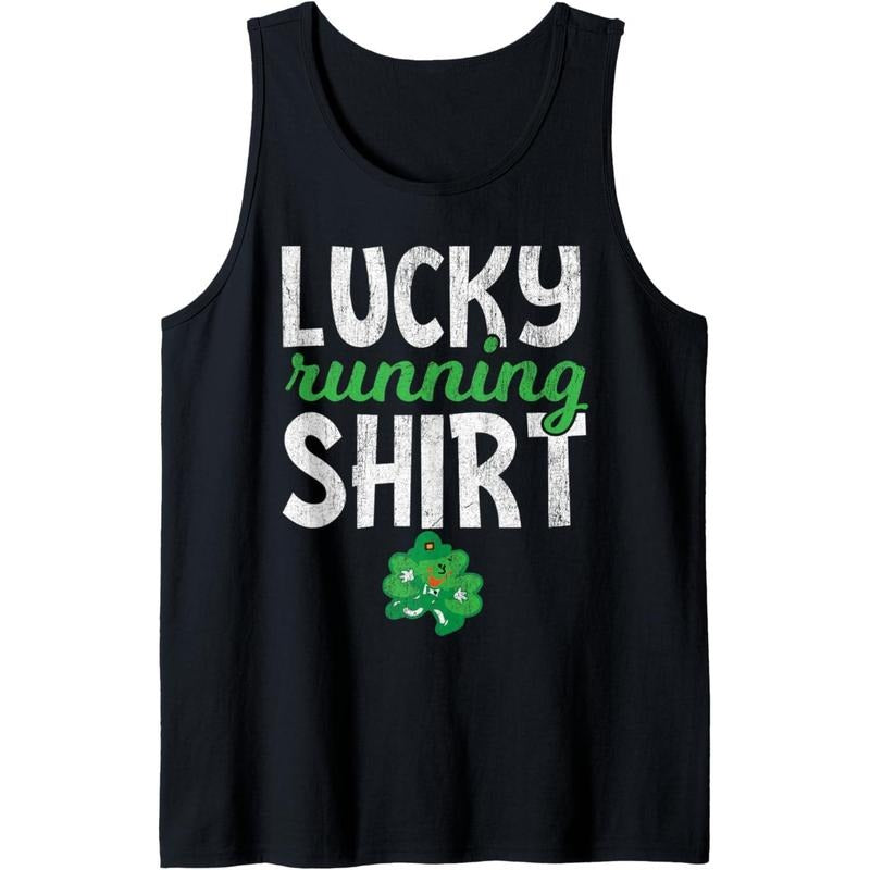 St Patricks Day 5K Lucky Running Shirt Funny Shamrock Tank Top MADE IN USA Hoodie, Sweatshirt | UrbanDripWear.com