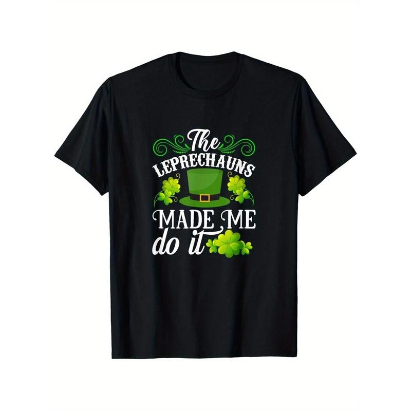 St Patricks Day St Paddys Day Ireland Irish T-Shirt, Suitable for All Men And Women Outdoor Short-Sleeved T-Shirts in All...