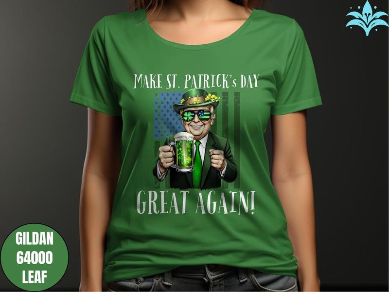 St Patricks Trump Shirt Make St Patricks Day Great Again Sweatshirt Happy St Patricks Day Shirt Trump Shamrock Shirt...