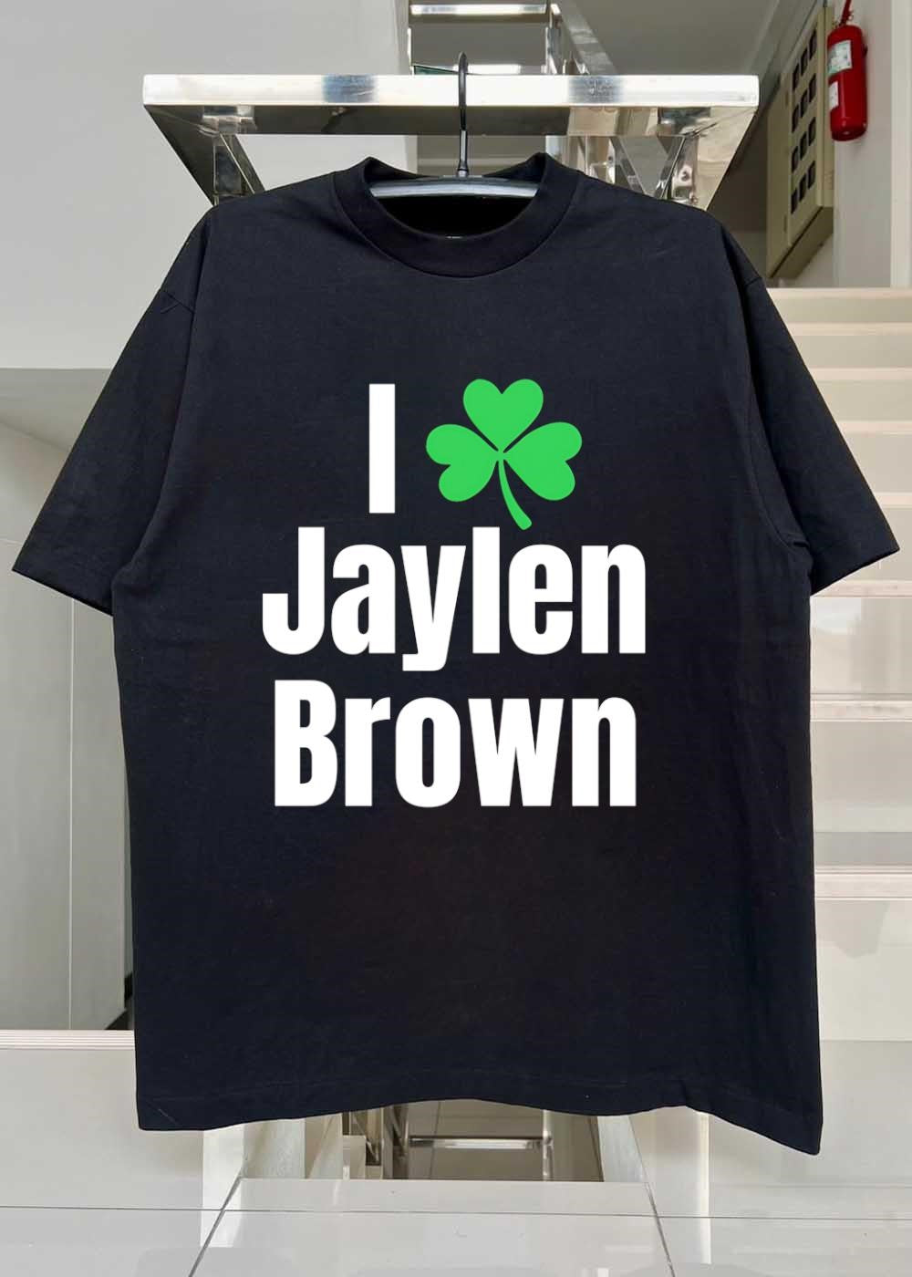 St. Patrick’s Day Celtics Fan I Heart Jaylen Brown T-Shirt