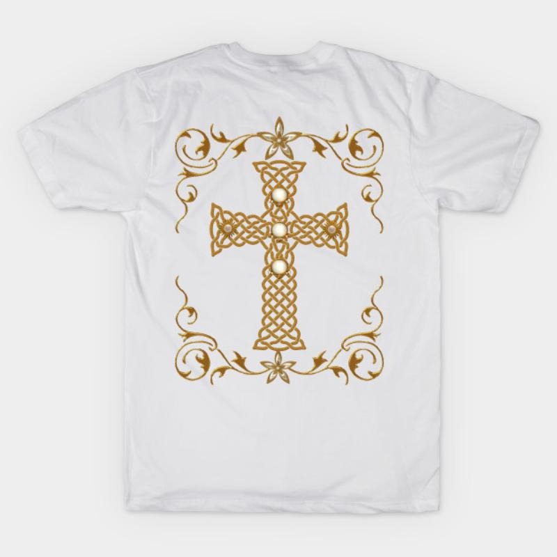 Stand Out in Style! Grab The Celtic Cross T - Shirt, Blending Culture and Fashion Hoodie, Sweatshirt | UrbanDripWear.com