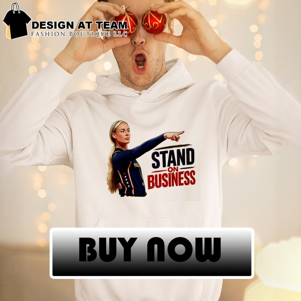 Stand on Business Sophie Cunningham point Indiana Fever WNBA Basketball logo 2026 shirt