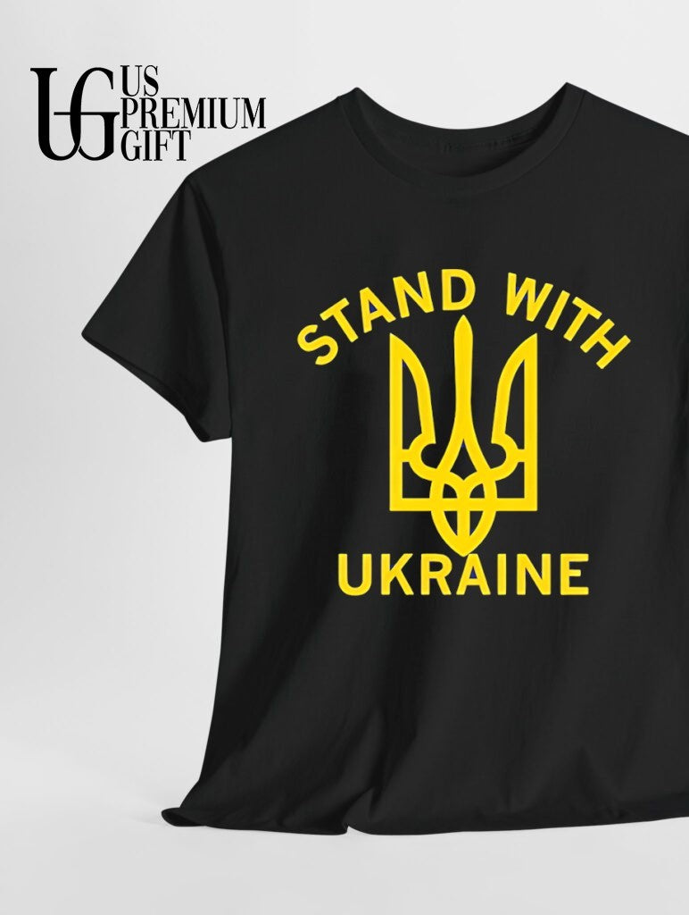 Stand with Ukraine logo shirt