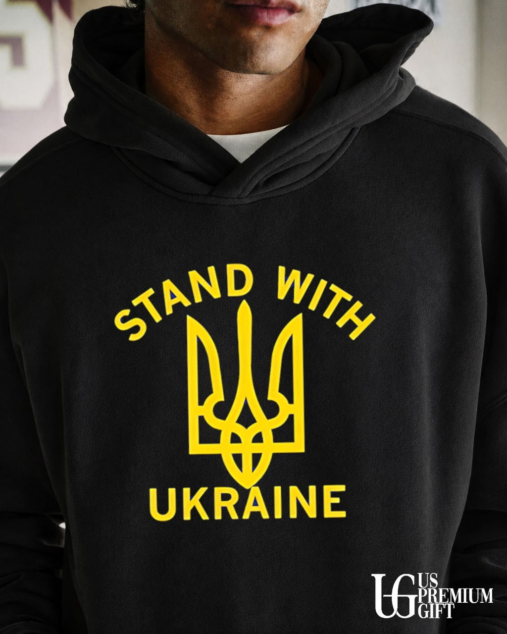 Stand with Ukraine logo shirt