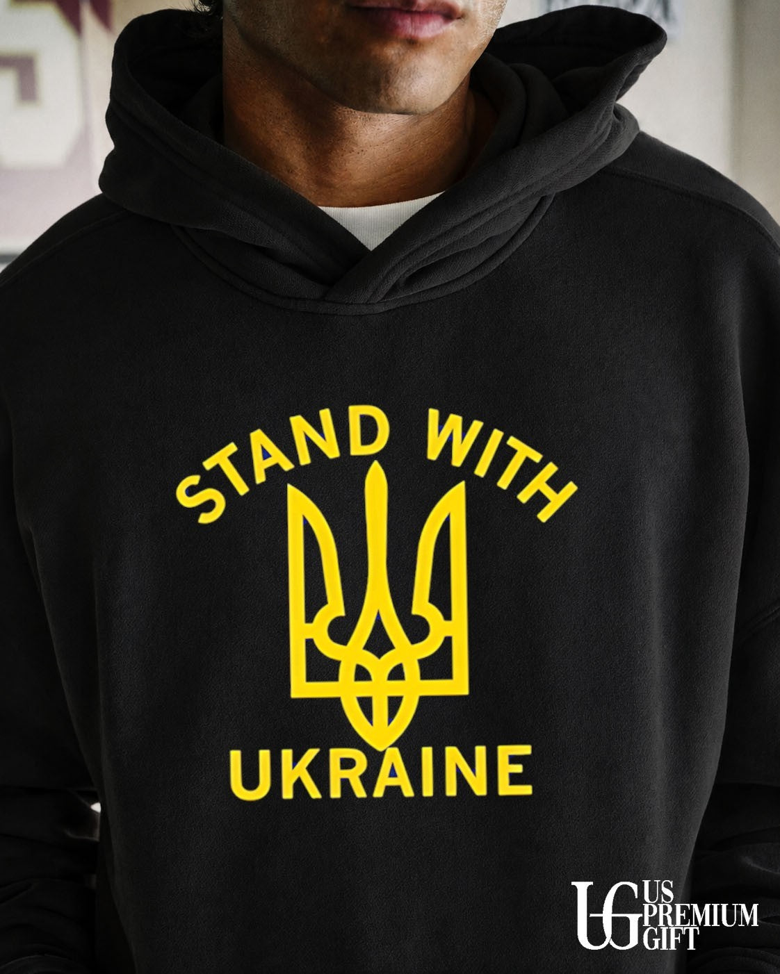 Stand with Ukraine logo shirt