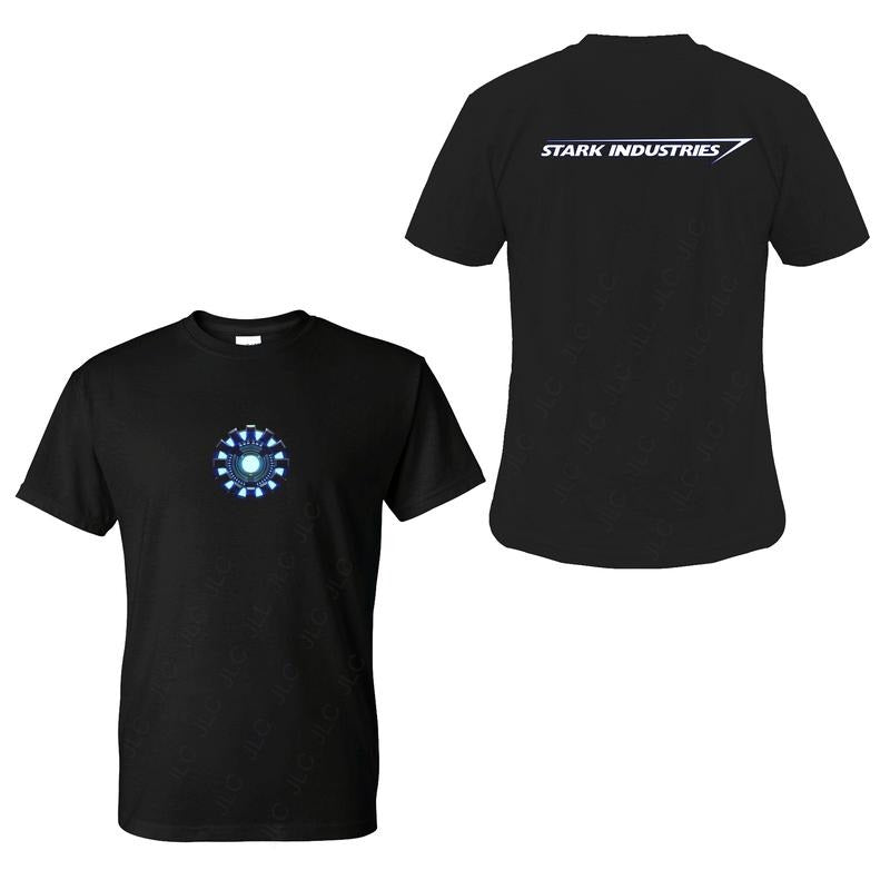 Stark Industries Arc Reactor Superhero Halloween T-Shirt Hoodie, Sweatshirt | UrbanDripWear.com