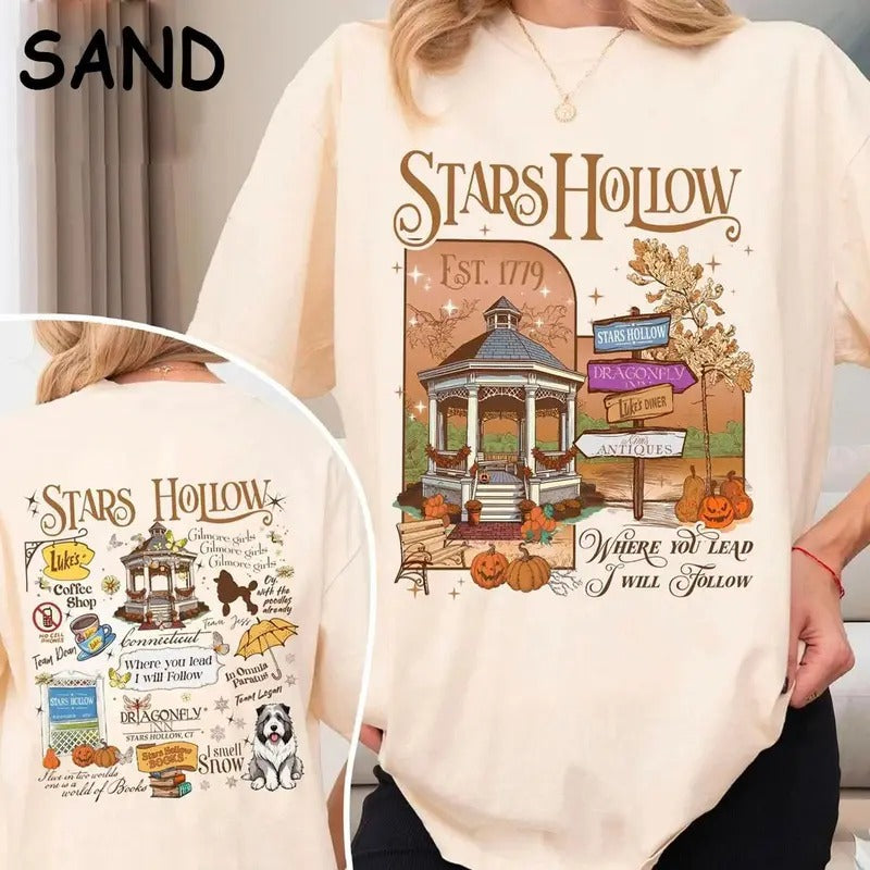 Stars H0llow Autumn Festival TShirt, Gilm0re Girls Shirt, shirt trend 2025 Hoodie, Sweatshirt | UrbanDripWear.com