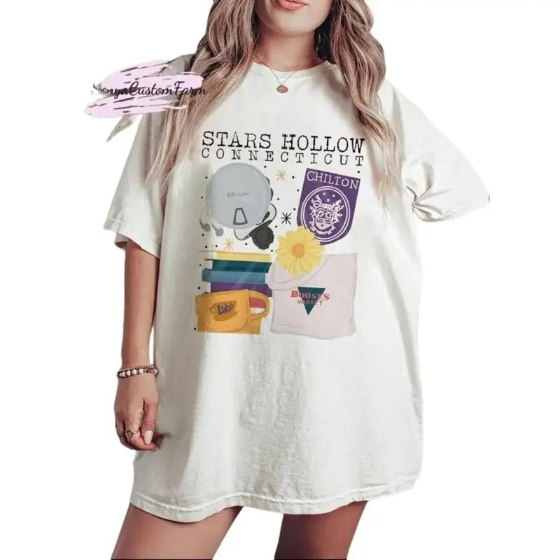 Stars Hollow Shirt, Vintage Luke's Diner Shirt, Stars Hollow Connecticut 1779 Tee, Gilmore Girls Tee, Gift For Friends...