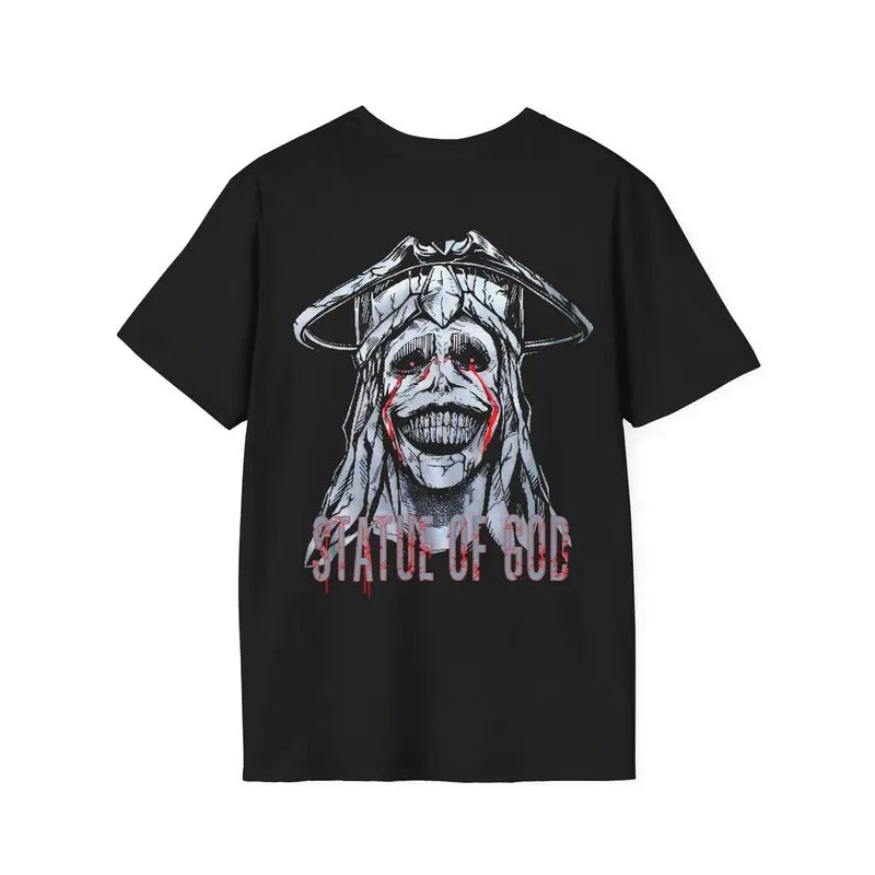 Statue Of God T-shirt Anime Shirt Graphic Tee Hoodie, Sweatshirt | UrbanDripWear.com