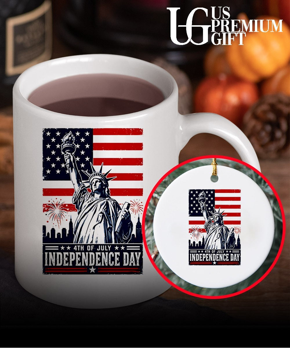 Statue Of Liberty 4th Of July Independence Day Fireworks City Skyline shirt