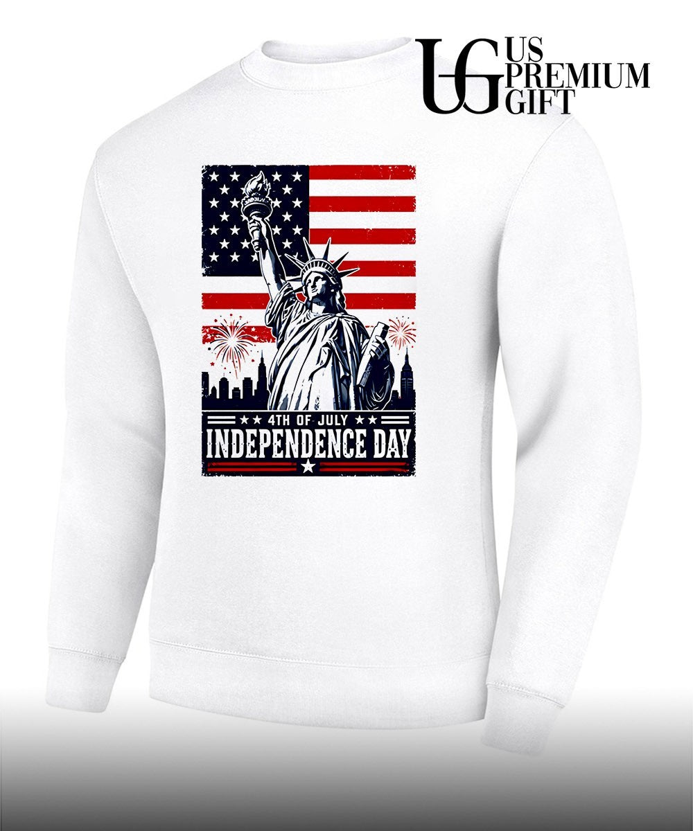 Statue Of Liberty 4th Of July Independence Day Fireworks City Skyline shirt