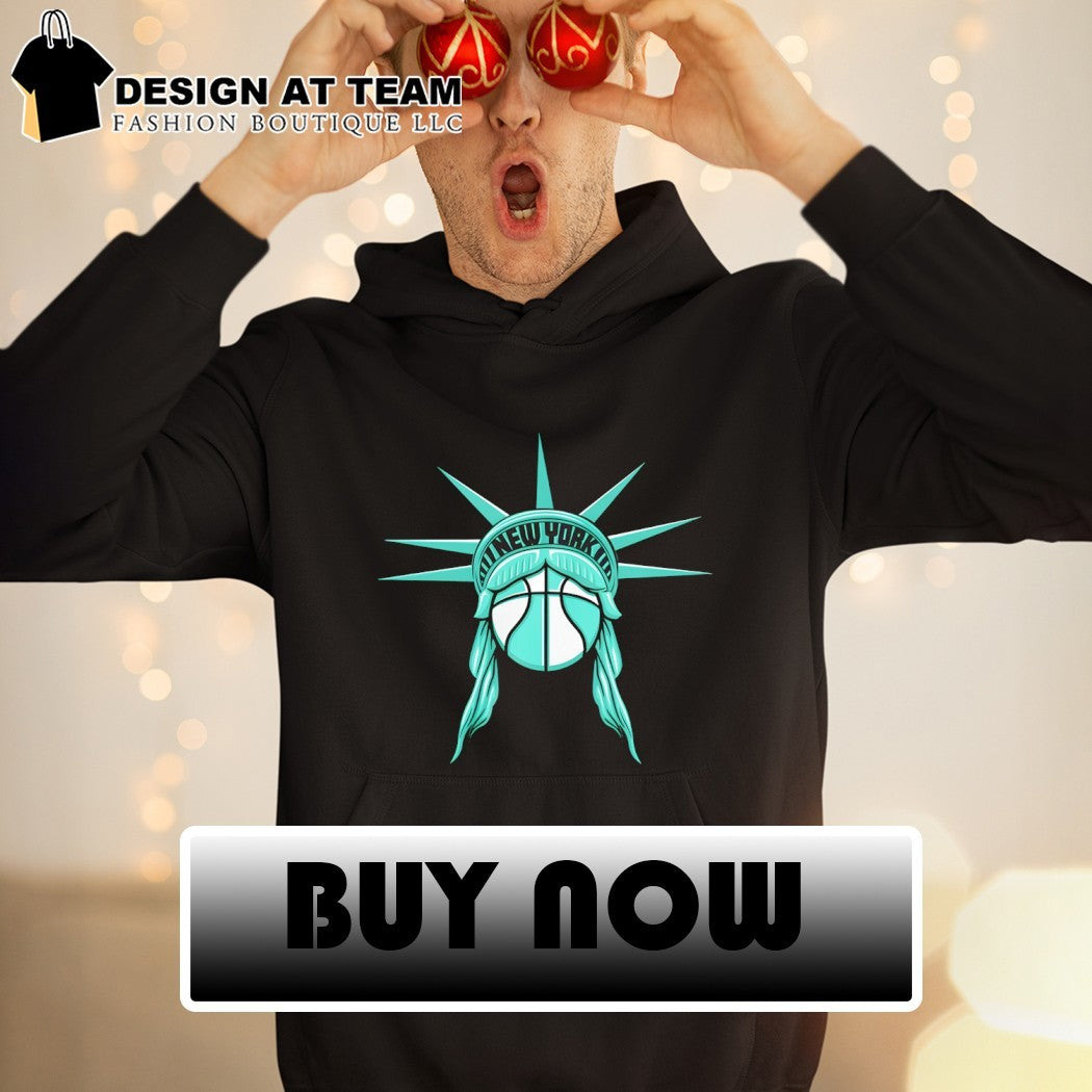 Statue of Liberty New York Liberty Basketball NBA 2026 parody logo shirt