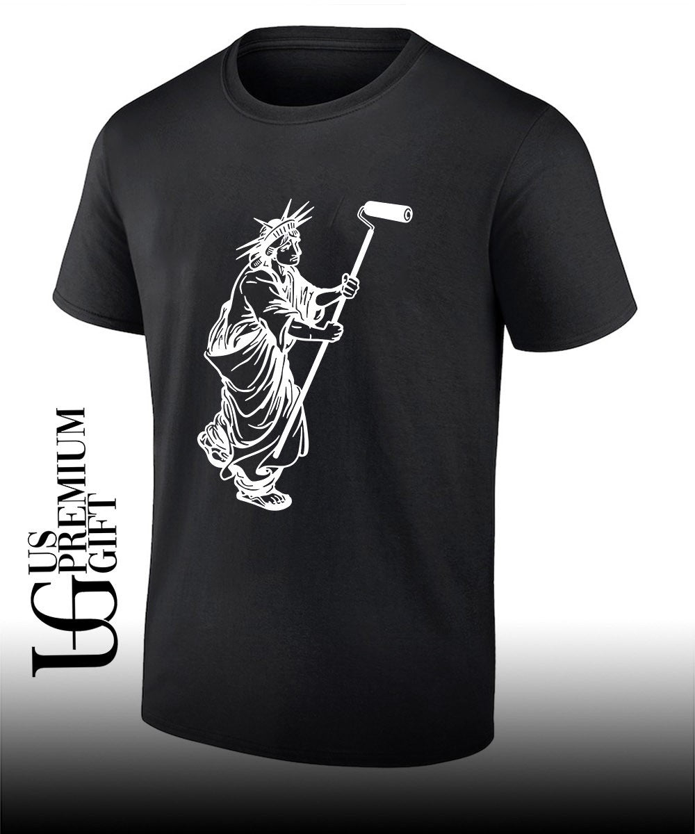 Statue of Liberty painting meme shirt