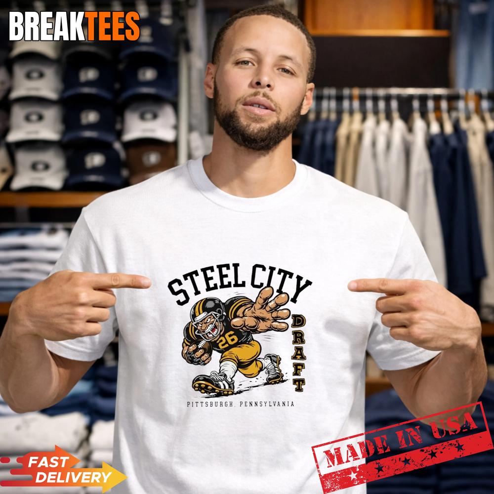 Steelers City Pennsylvania 2026 Draft Pittsburgh Mascot Football Shirt