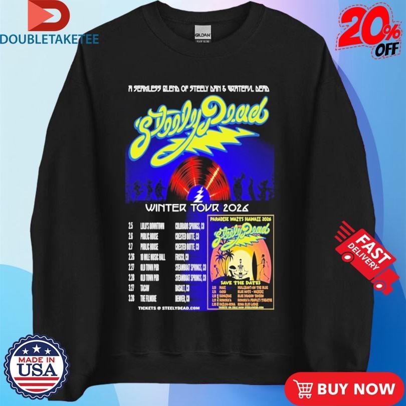 Steely Dead Winter Tour 2026 Dates Shirts