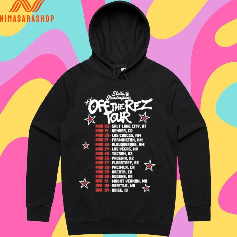 Stella Standing Bear Off The Rez Tour 2026 Shirts