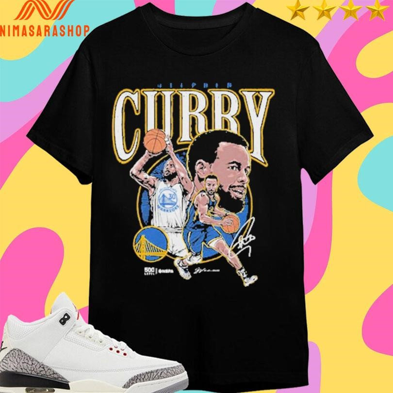 Steph Curry Golden State Warriors Trio Basketball Signature Shirts