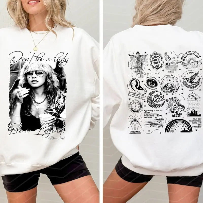 Stevie Nicks Be A Legend Shirt, Stevie Nicks Shirt Hoodie, Sweatshirt | UrbanDripWear.com
