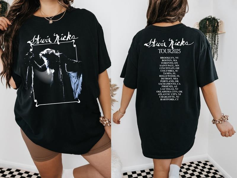 Stevie Nicks Concert Tour 2025 Shirt, Stevie Nicks Shirt Hoodie, Sweatshirt | UrbanDripWear.com